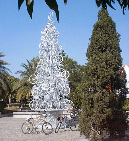 Bicycle Christmas Tree