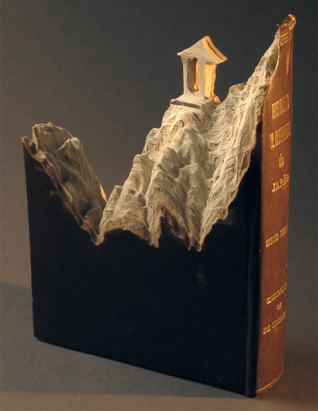 Landscapes Carved Into Books