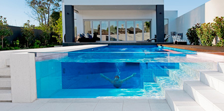 Transparent Swimming Pool