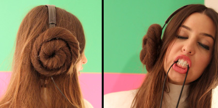 Princess Leia Headphone Covers