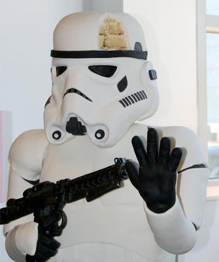 Star Wars Stormtrooper Cake