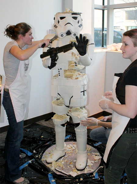 Lifesize Stormtrooper Cake