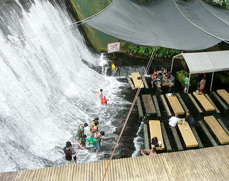 Waterfall Restaurant Villa Escudero