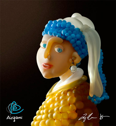 Balloon Girl with a Pearl Earring