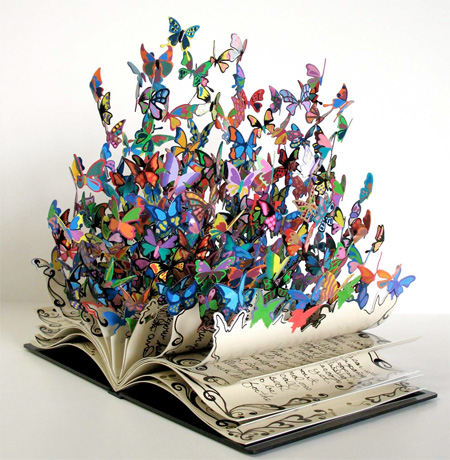 Book of Life Butterfly Sculpture