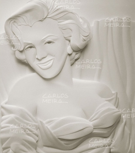 Marilyn Monroe Paper Art