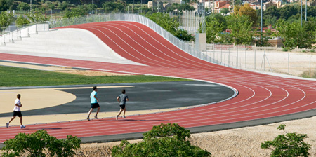 3D Athletics Track