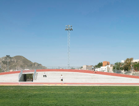 3D Track and Field Stadium