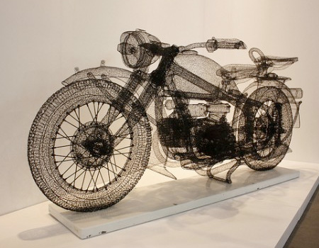 Wireframe Motorcycle