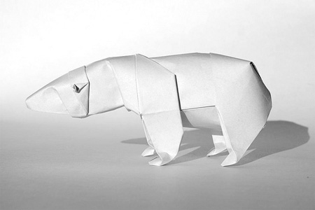 Paper Polar Bear