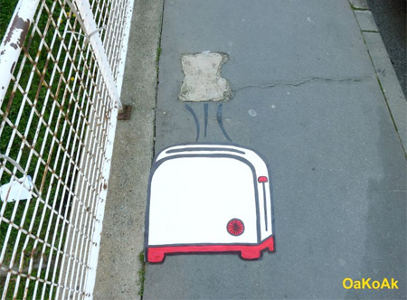 Toaster Street Art