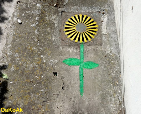 Flower Street Art