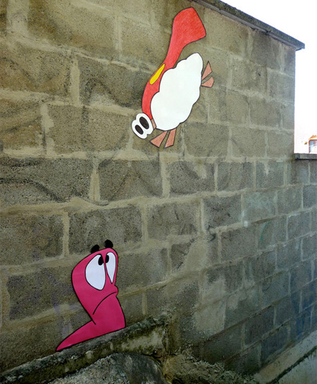 Worms Street Art