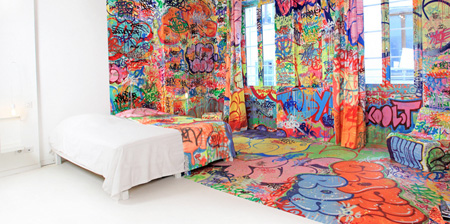 Graffiti Hotel Room