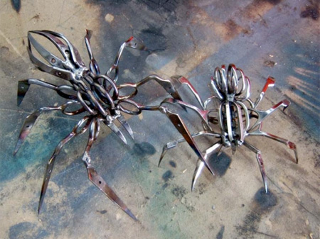 Scissor Spiders by Christopher Locke