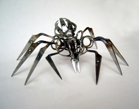 Spider Made of Scissors