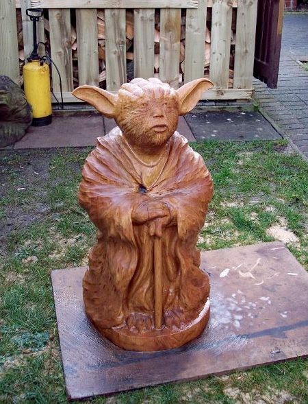 Yoda Tree Sculpture