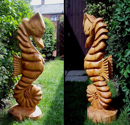 Seahorse Tree Sculpture