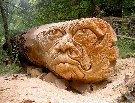 Tommy Craggs Tree Carving