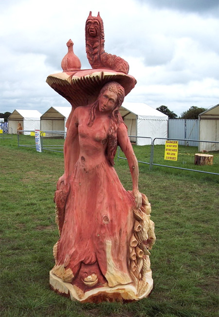 Alice in Wonderland Tree Sculpture