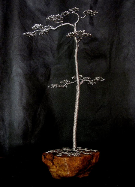 Metal Bonsai Tree