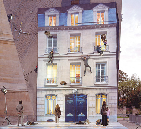 Horizontal Building by Leandro Erlich