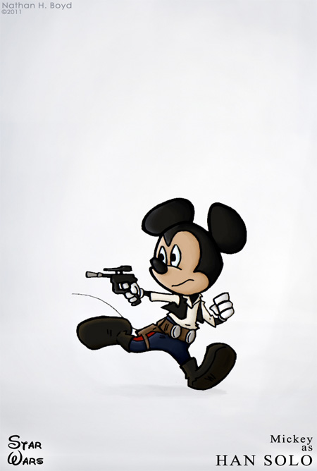 Mickey Mouse Han Solo