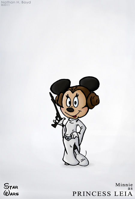 Minnie Princess Leia