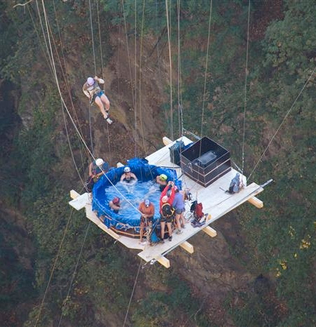 Suspended Jacuzzi