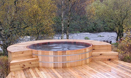 Wooden Hot Tub