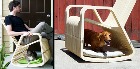 Rocking Chair for Pet Owners