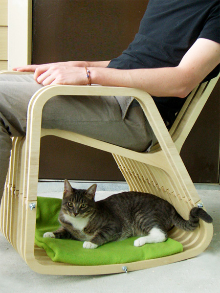 Cat Bed Rocking Chair