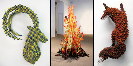 Pixelated Sculptures