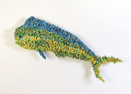 8 Bit Sculpture by Shawn Smith