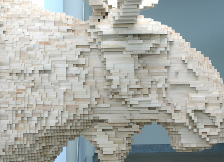 8 Bit Sculptures by Shawn Smith