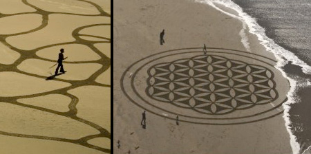 Beautiful Sand Drawings