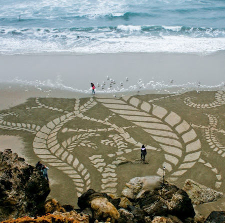 Sand Painting by Andres Amador