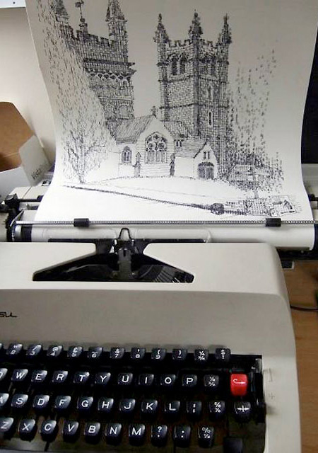Keira Rathbone Typewriter Art