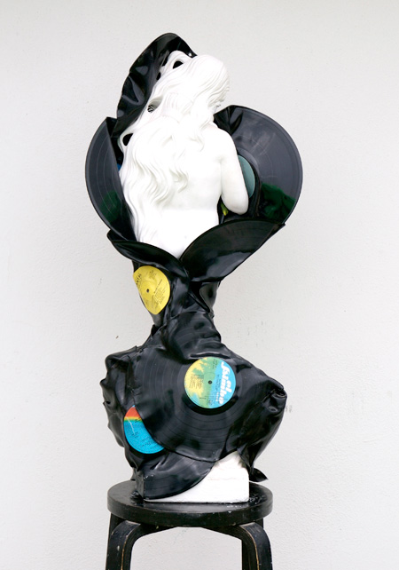 Vinyl Record Sculpture