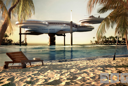 Water Discus Underwater Hotel