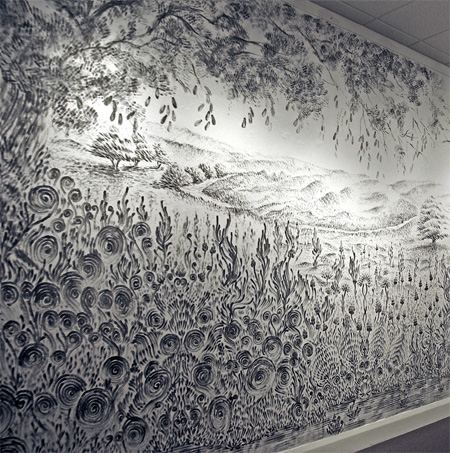 Finger Drawing by Judith Braun
