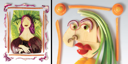 Paintings Made of Food