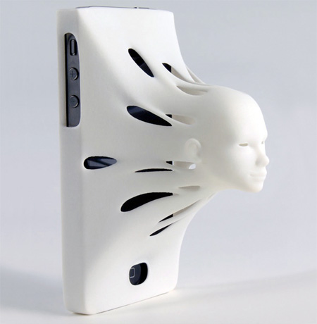 3D Face iPhone Case