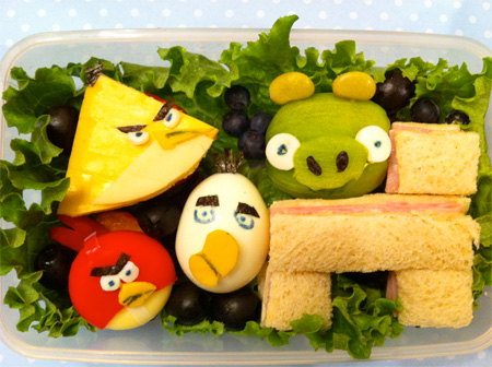 Angry Birds Food Art