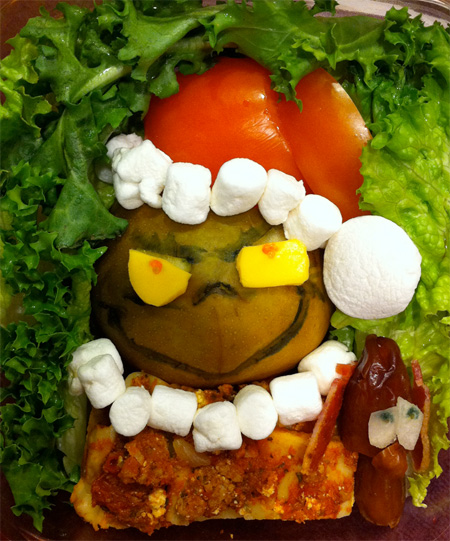 Grinch Food Art