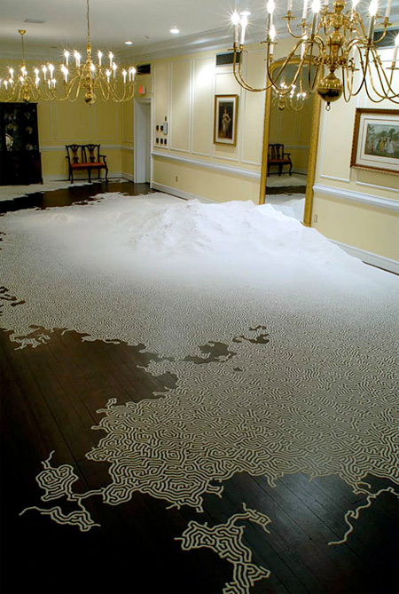 Salt Installation by Motoi Yamamoto