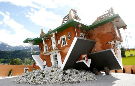 Upside Down House in Austria