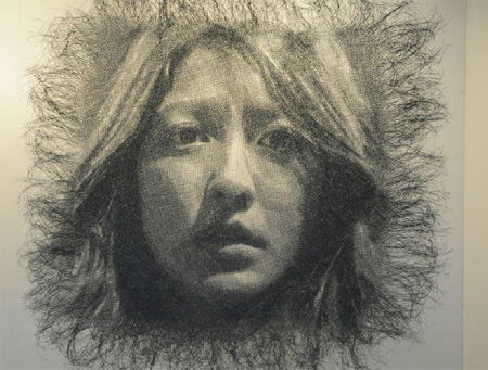 Wire Mesh Portraits by Seung Mo Park