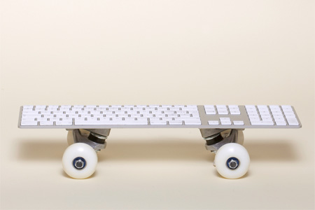 Keyboard Skateboard