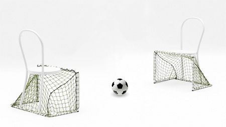 Lazy Football Chair by Emanuele Magini
